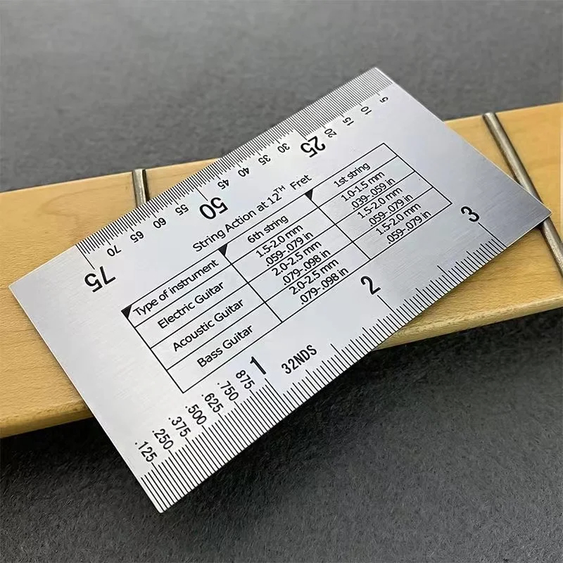 Musical Instrument Mandolin - Miwayer String Action Ruler Gauge,Guitar Repairing