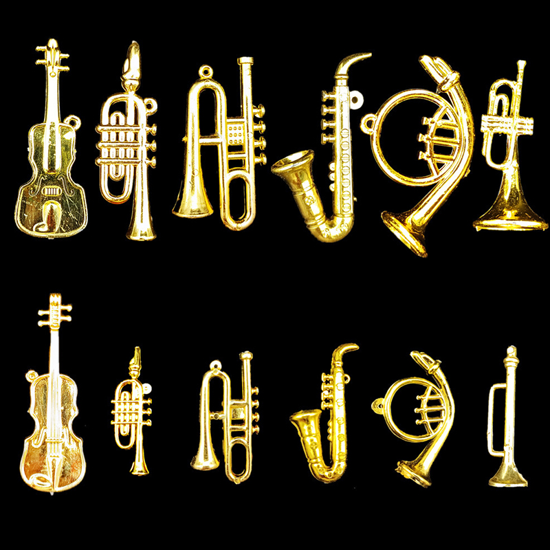 Musical Instruments - 5/10/20PCS Assorted Styles Gold Color Mini