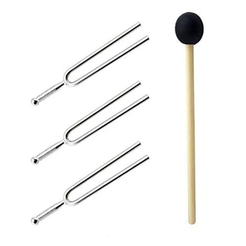 Musical Instrument Tuning Guitar Tuner. Standard Guitar Tuning - AA90-3PCS A440hz Tuning Fork Silver Metal