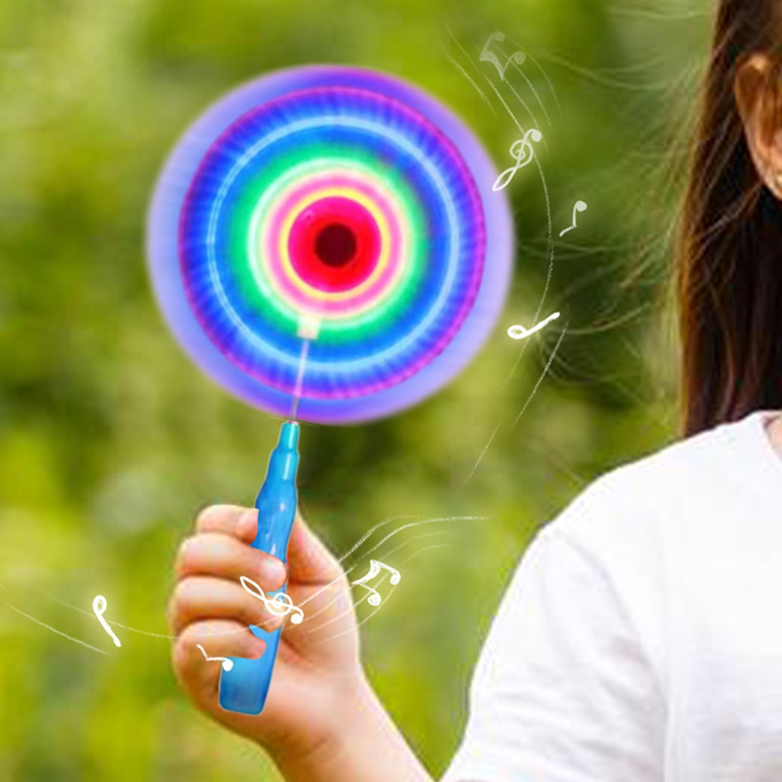 Musical Instrument Park - Kids LED Flashing Windmill Colorful Musical