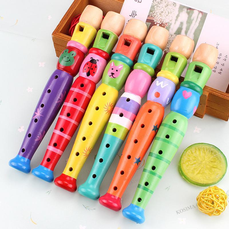 Musical Instrument Theremin - Children Wooden Flute Musical Toy 6