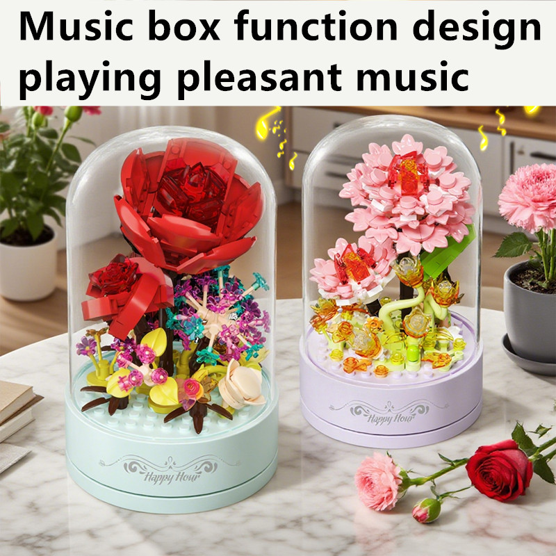 Building Block Music Box Flowe - Musical Instrument Park recension och pris