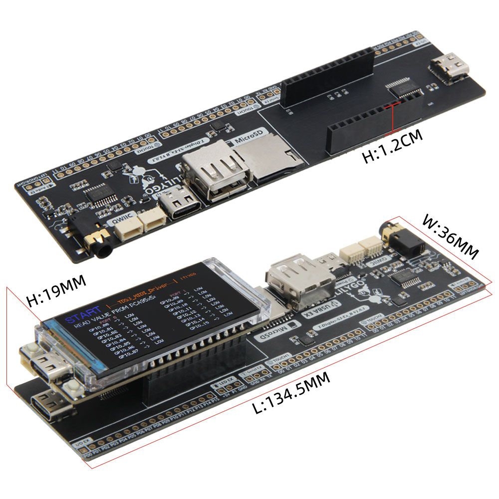 T-Display-S3 MIDI Shield Devel - Musical Instrument Digital Interface (Midi) recension och pris