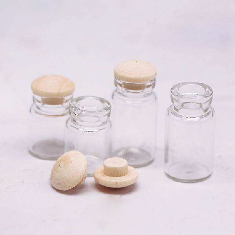 4Pcs/set Mini Glass Candy Bott - Musical Instrument Glass recension och pris