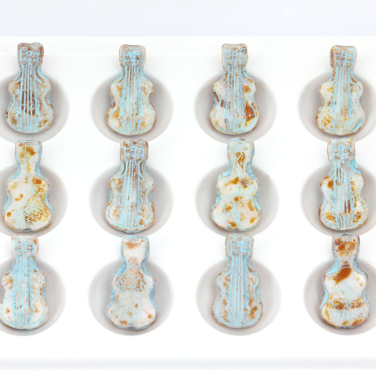 4pcs/8pcs Vintage Crackle Viol - Musical Instrument Glass recension och pris
