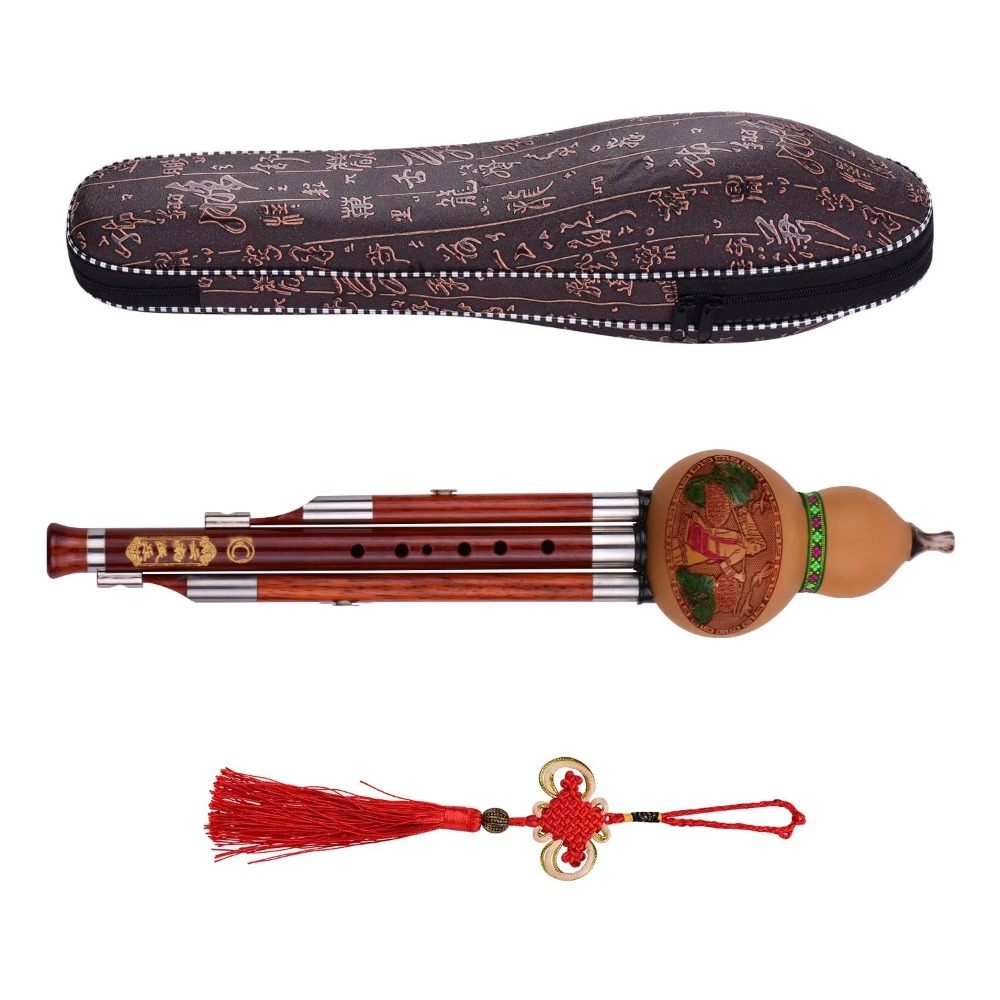 3-Tone C Key Hulusi Gourd Flut - Musical Instruments recension och pris