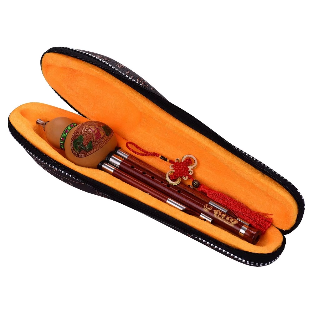 3-Tone C Key Hulusi Gourd Flut - Musical Instruments recension och pris