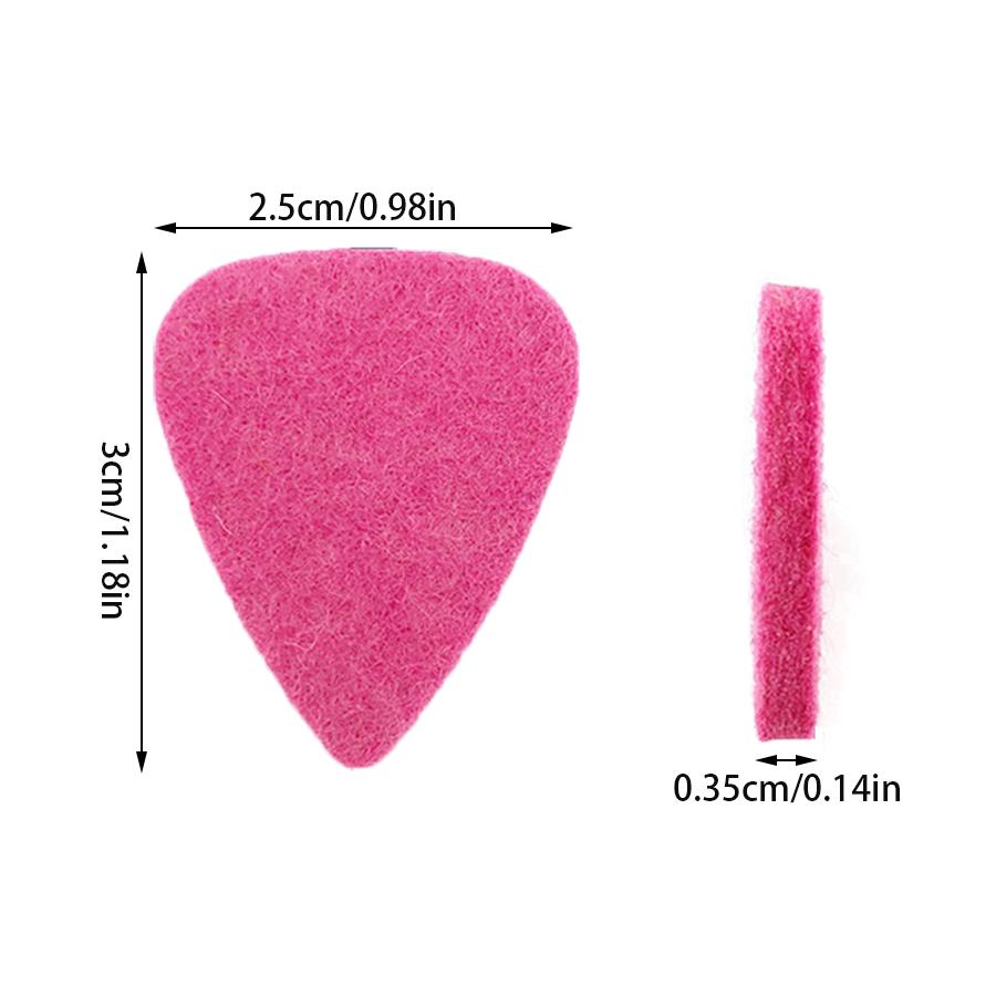 10/20pcs Felt Guitar Picks, So - Musical Instrument Mandolin recension och pris
