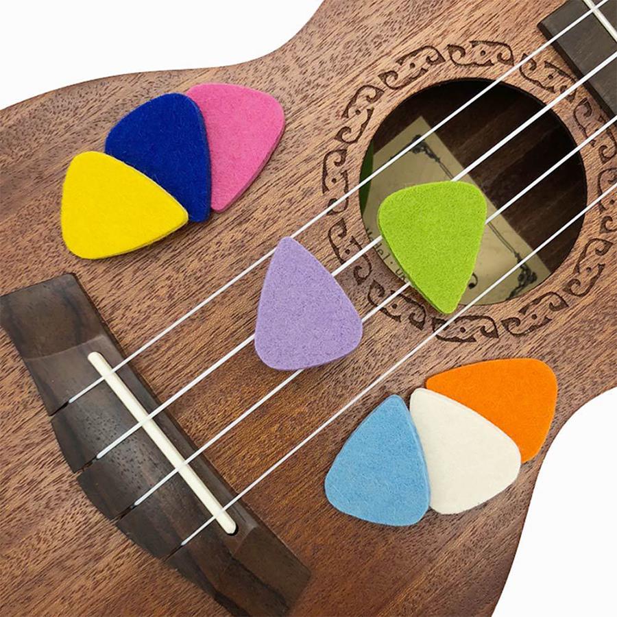10/20pcs Felt Guitar Picks, So - Musical Instrument Mandolin recension och pris