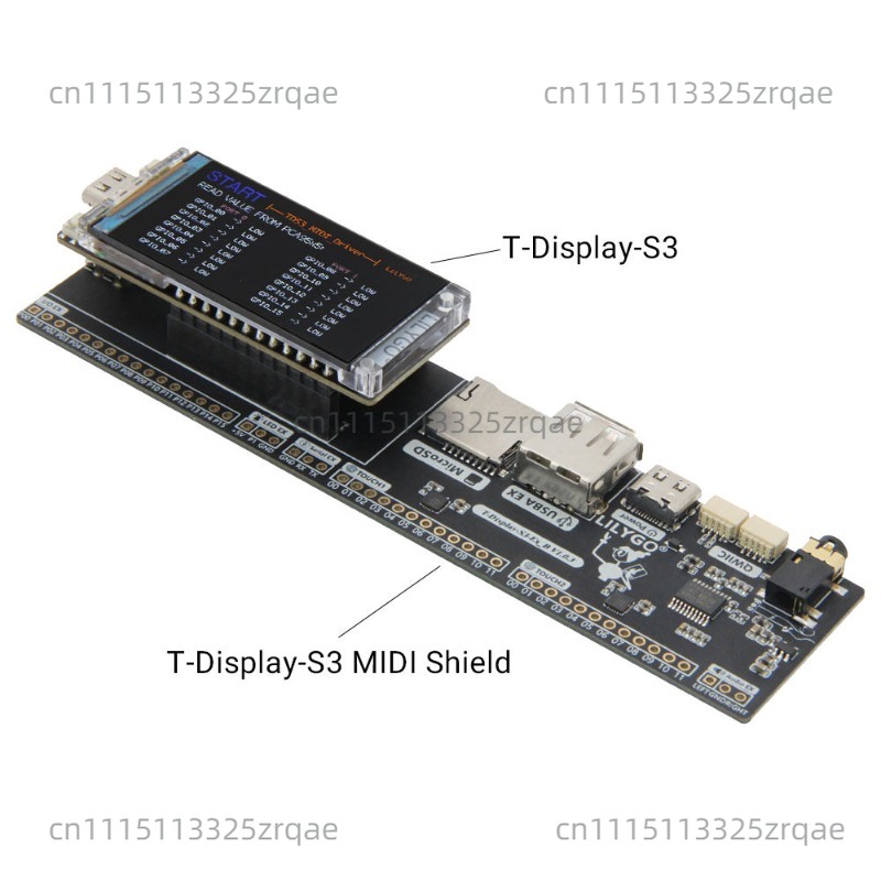 T-Display-S3 MIDI Shield Devel - Musical Instrument Digital Interface (Midi) recension och pris