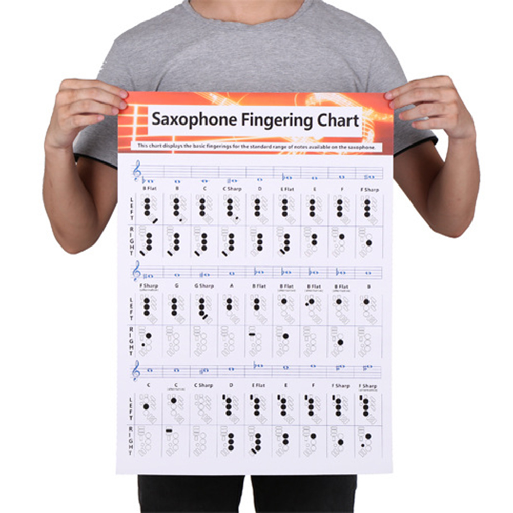 Saxophone Fingering Chord Char - Musical Instrument Oboe recension och pris