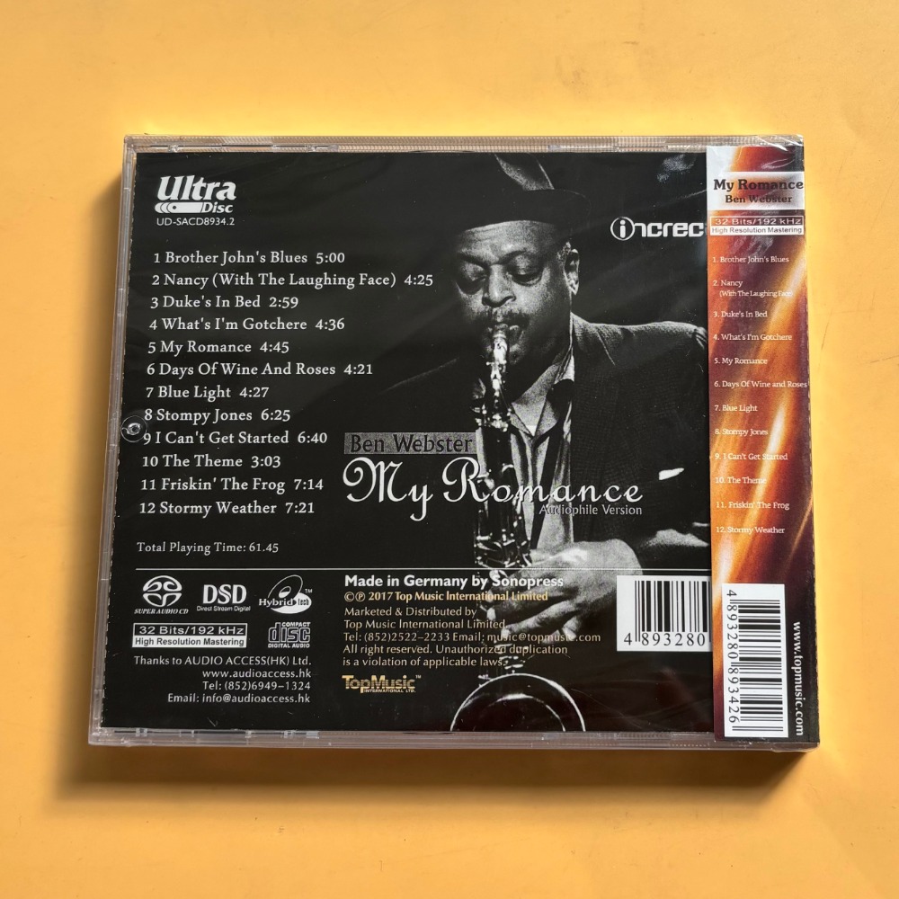 Ben Webster My Romance Jazz CD - Musical Instruments recension och pris